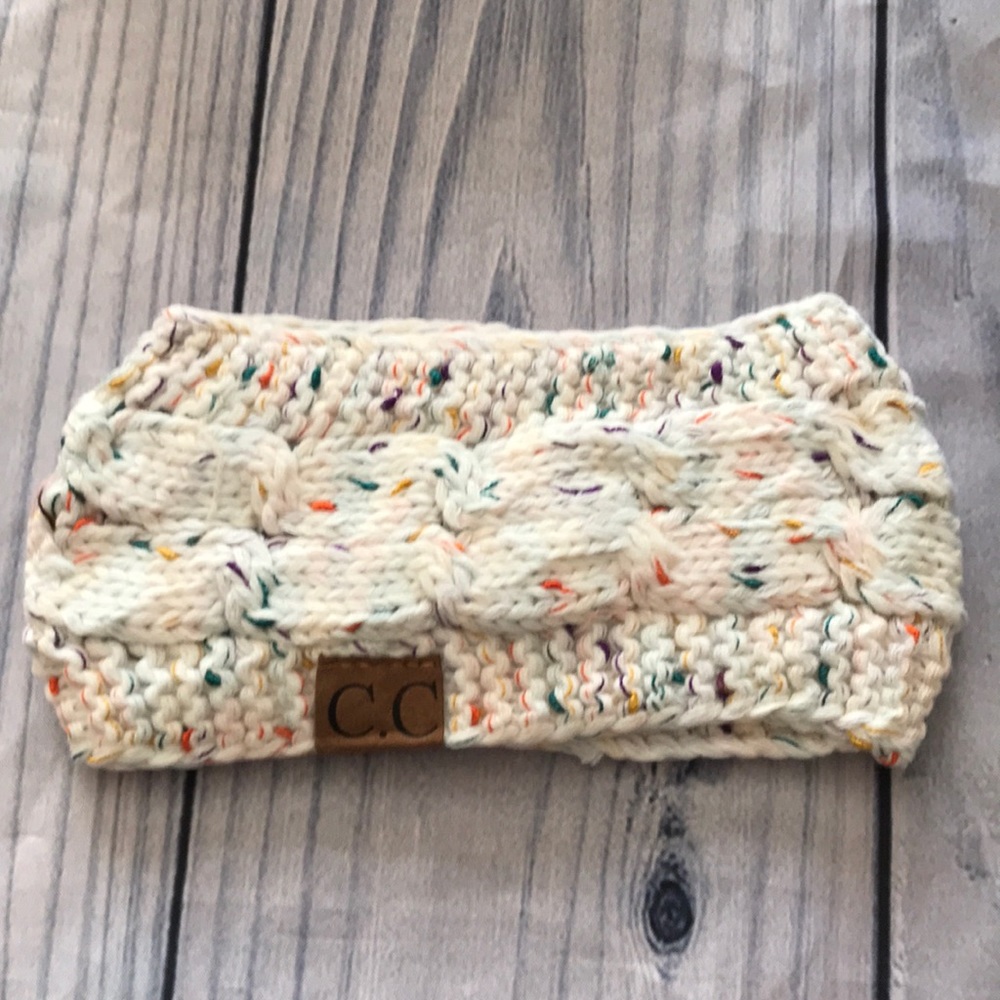 C.C Knitted Headband Ear Warmers - Picture 2 of 4